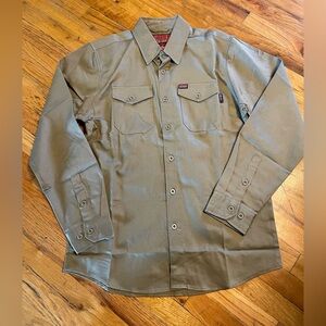 Dixxon Workwear Flame Resistant Button Down Shirt New Without Tags